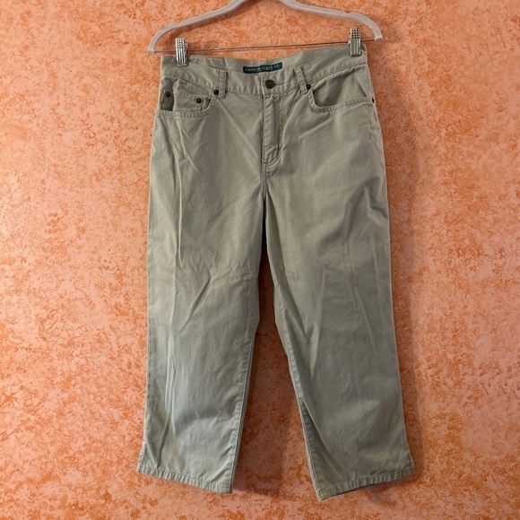 LAUREN Jeans Co Ralph Lauren Pants Capri size 6 - Picture 1 of 8
